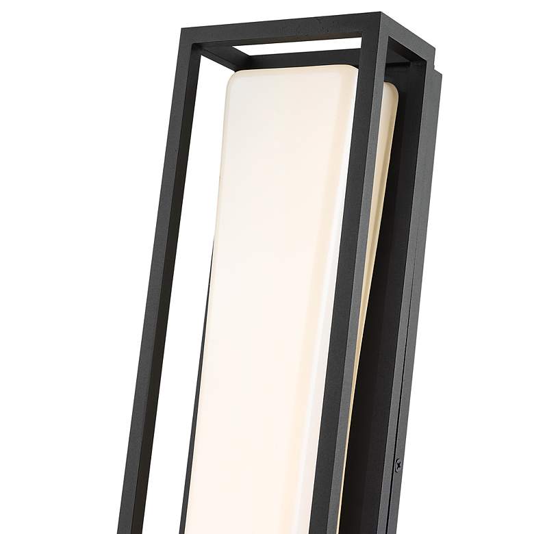 Image 7 Z-Lite Baden Outdoor 1 Light Outdoor Wall Sconce in Black more views