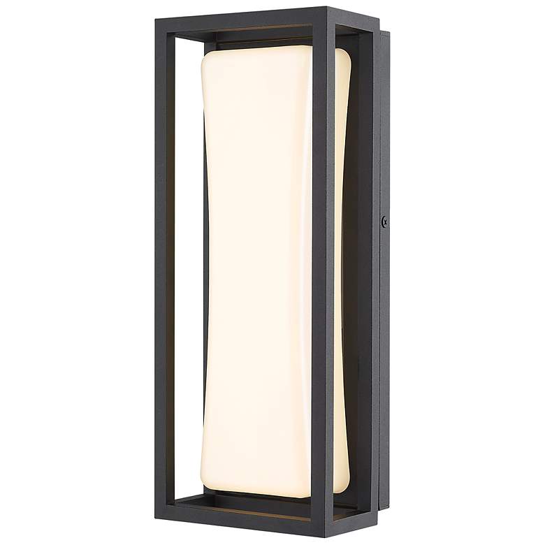 Image 2 Z-Lite Baden Outdoor 1 Light Outdoor Wall Sconce in Black