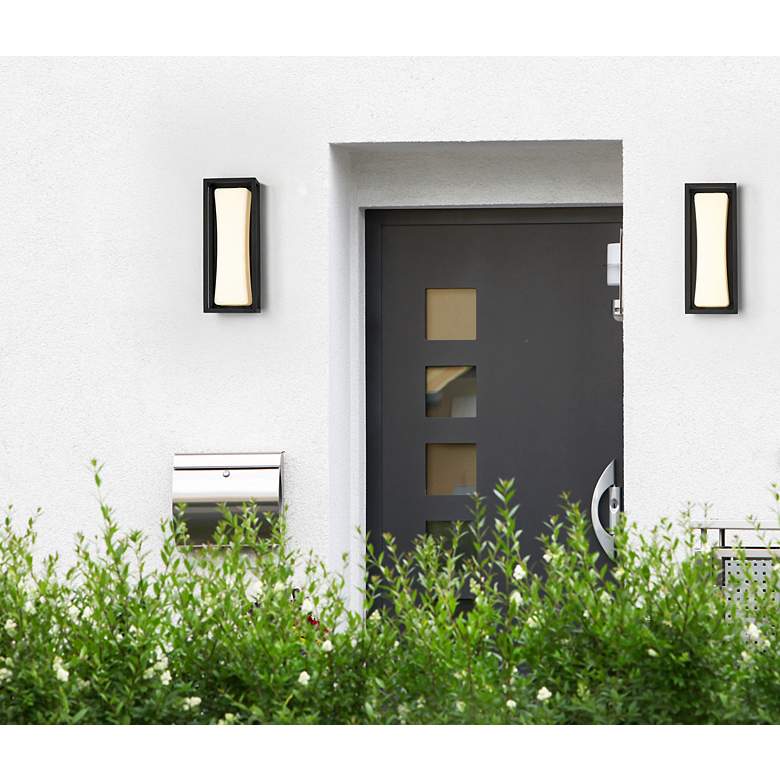 Image 3 Z-Lite Baden Outdoor 1 Light Outdoor Wall Sconce in Black more views