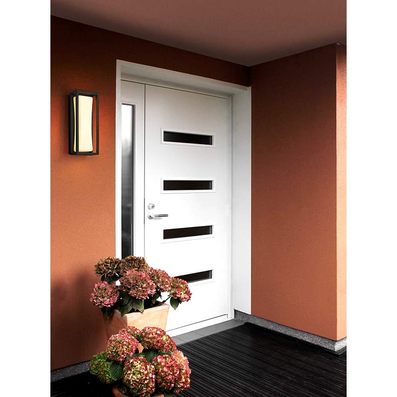 Image 4 Z-Lite Baden Outdoor 1 Light Outdoor Wall Sconce in Black more views