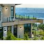 3_Z-Lite Bar Harbor 9" High Sand Black Outdoor Wall Light more views