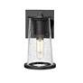 5_Z-Lite Bar Harbor 9" High Sand Black Outdoor Wall Light more views