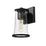 7_Z-Lite Bar Harbor 9" High Sand Black Outdoor Wall Light more views