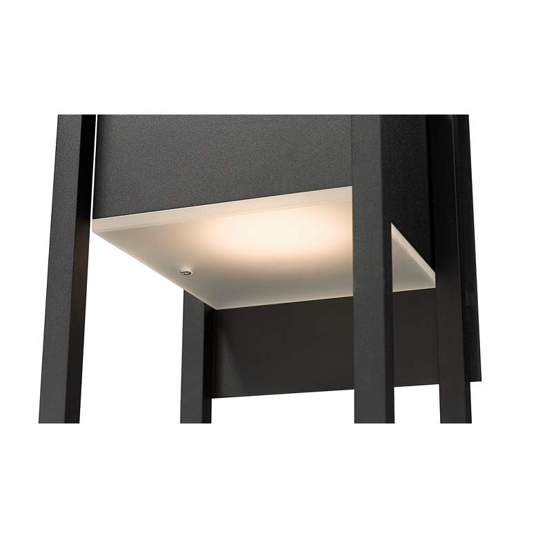 Image 3 Z-Lite Barwick 1 Light Outdoor Wall Sconce in Black more views