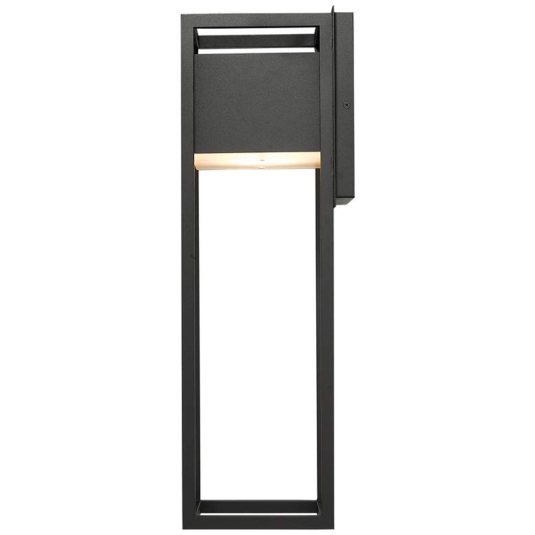 Image 4 Z-Lite Barwick 1 Light Outdoor Wall Sconce in Black more views