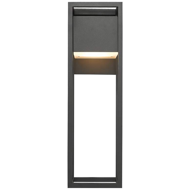 Image 5 Z-Lite Barwick 1 Light Outdoor Wall Sconce in Black more views