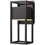 3_Z-Lite Barwick 12 1/2" High Black LED Outdoor Wall Light