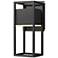 Z-Lite Barwick 12 1/2" High Black LED Outdoor Wall Light