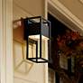 2_Z-Lite Barwick 12 1/2" High Black LED Outdoor Wall Light