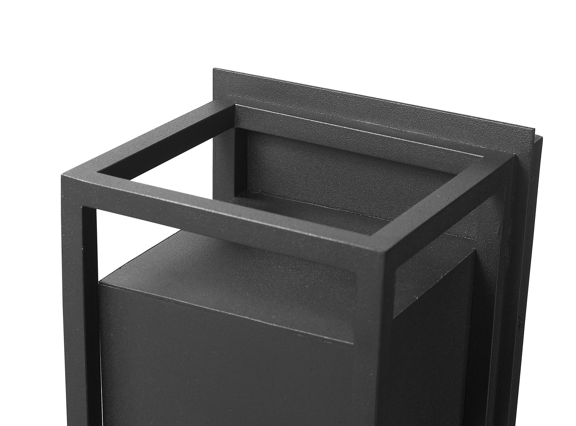 Z-Lite Barwick 12 1/2" High Black LED Outdoor Wall Light in scene