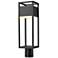 Z-Lite Barwick 21 1/4" High Black LED Outdoor Post Light