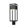2_Z-Lite Barwick 21 1/4" High Black LED Outdoor Post Light more views