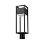 5_Z-Lite Barwick 21 1/4" High Black LED Outdoor Post Light more views