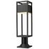 Z-Lite Barwick 23 1/4" High Black LED Outdoor Pier Light