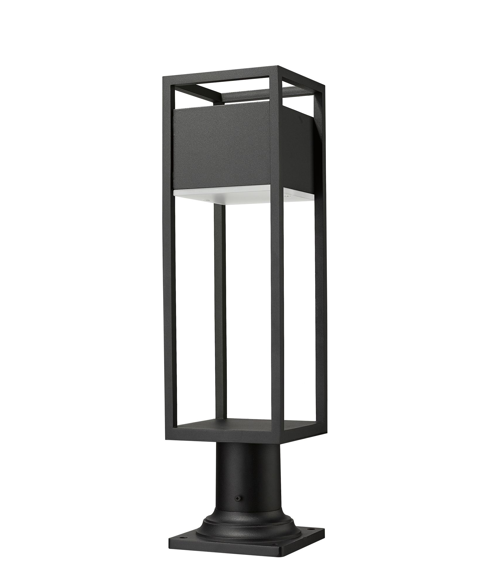 Z-Lite Barwick 23 1/4" High Black LED Outdoor Pier Light