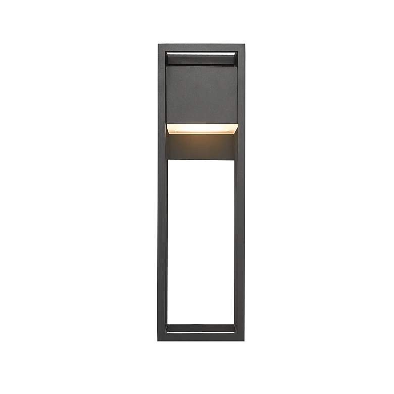 Image 4 Z-Lite Barwick 24 1/2" High Black LED Outdoor Wall Light more views