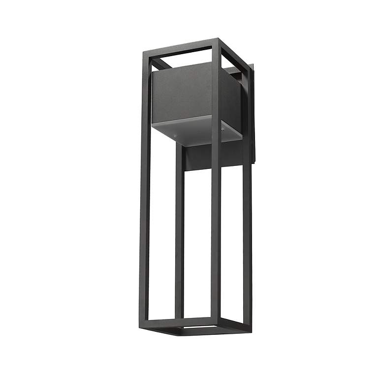 Image 7 Z-Lite Barwick 24 1/2" High Black LED Outdoor Wall Light more views