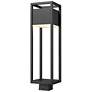 1_Z-Lite Barwick 25 3/4" High Black LED Outdoor Post Light