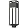 Z-Lite Barwick 25 3/4" High Black LED Outdoor Post Light