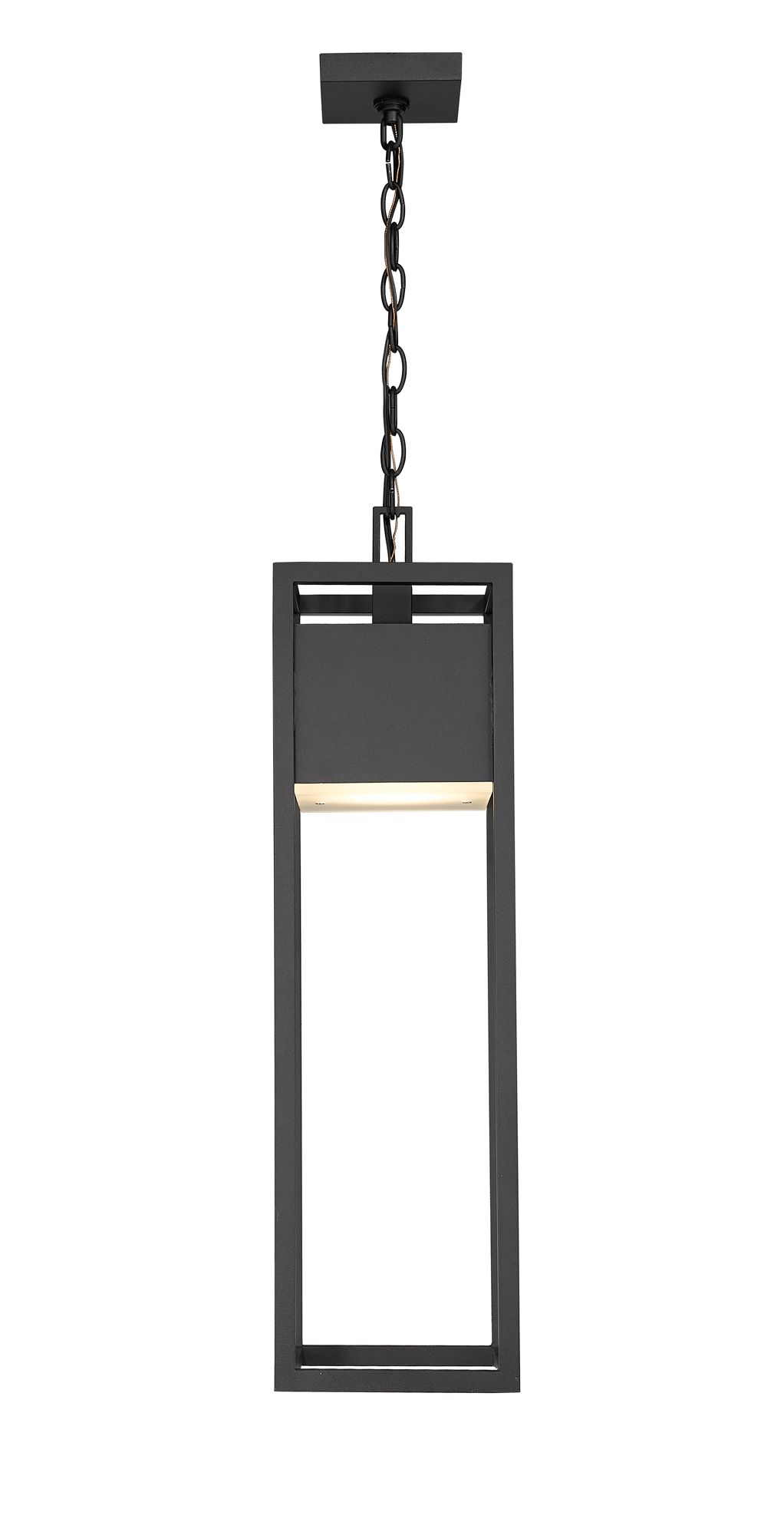 Image 4 Z-Lite Barwick 26 3/4" High Black LED Outdoor Hanging Light more views
