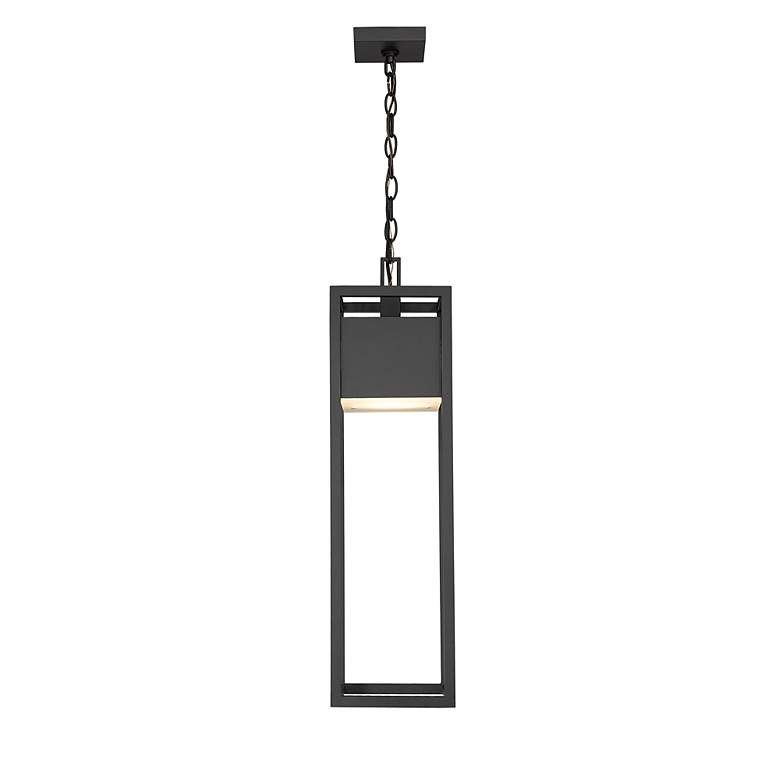 Image 4 Z-Lite Barwick 26 3/4" High Black LED Outdoor Hanging Light more views