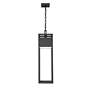 4_Z-Lite Barwick 26 3/4" High Black LED Outdoor Hanging Light more views