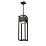 5_Z-Lite Barwick 26 3/4" High Black LED Outdoor Hanging Light more views