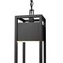 6_Z-Lite Barwick 26 3/4" High Black LED Outdoor Hanging Light more views