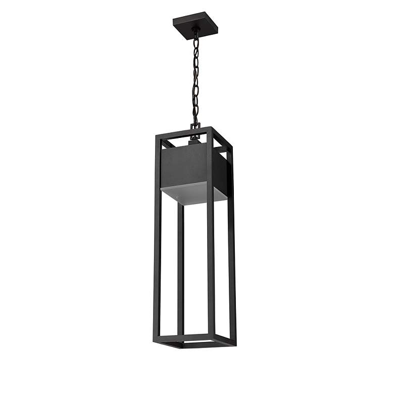 Image 7 Z-Lite Barwick 26 3/4" High Black LED Outdoor Hanging Light more views