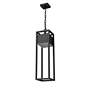 7_Z-Lite Barwick 26 3/4" High Black LED Outdoor Hanging Light more views