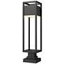 3_Z-Lite Barwick 28 1/4" High Black LED Outdoor Pier Light
