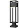 Z-Lite Barwick 28 1/4" High Black LED Outdoor Pier Light