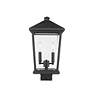 5_Z-Lite Beacon 19 1/2" High Black 2-Light Outdoor Post Light more views