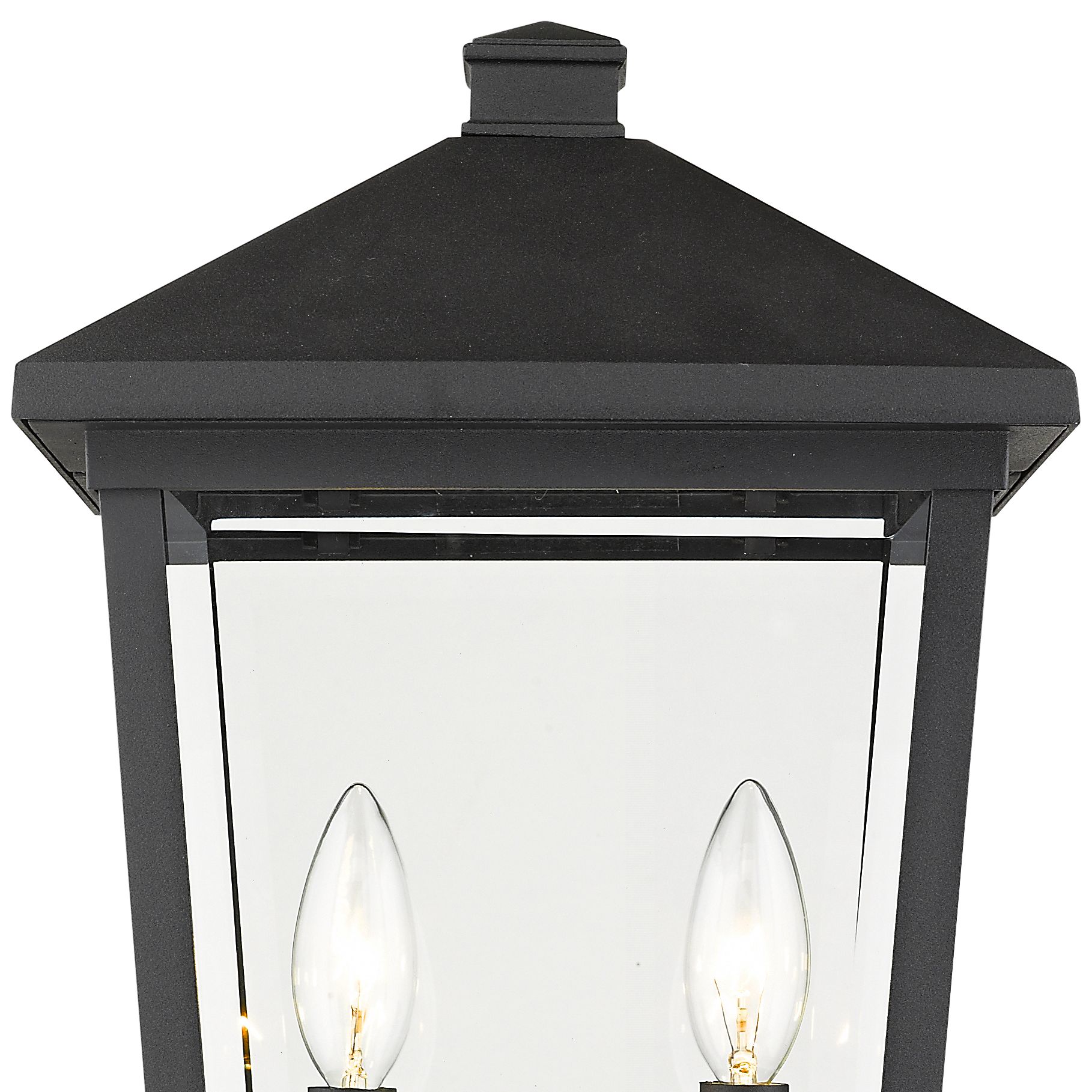 Image 2 Z-Lite Beacon 19 1/2" High Black 2-Light Outdoor Post Light more views