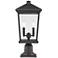 Z-Lite Beacon 21 1/2" Oil-Rubbed Bronze 2-Light Outdoor Pier Light