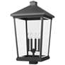5_Z-Lite Beacon 29 3/4" High Black 4-Light Outdoor Post Light more views