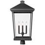 2_Z-Lite Beacon 31" High Black 4-Light Outdoor Post Light more views