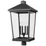 5_Z-Lite Beacon 31" High Black 4-Light Outdoor Post Light more views