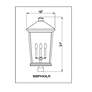 6_Z-Lite Beacon 31" High Black 4-Light Outdoor Post Light more views