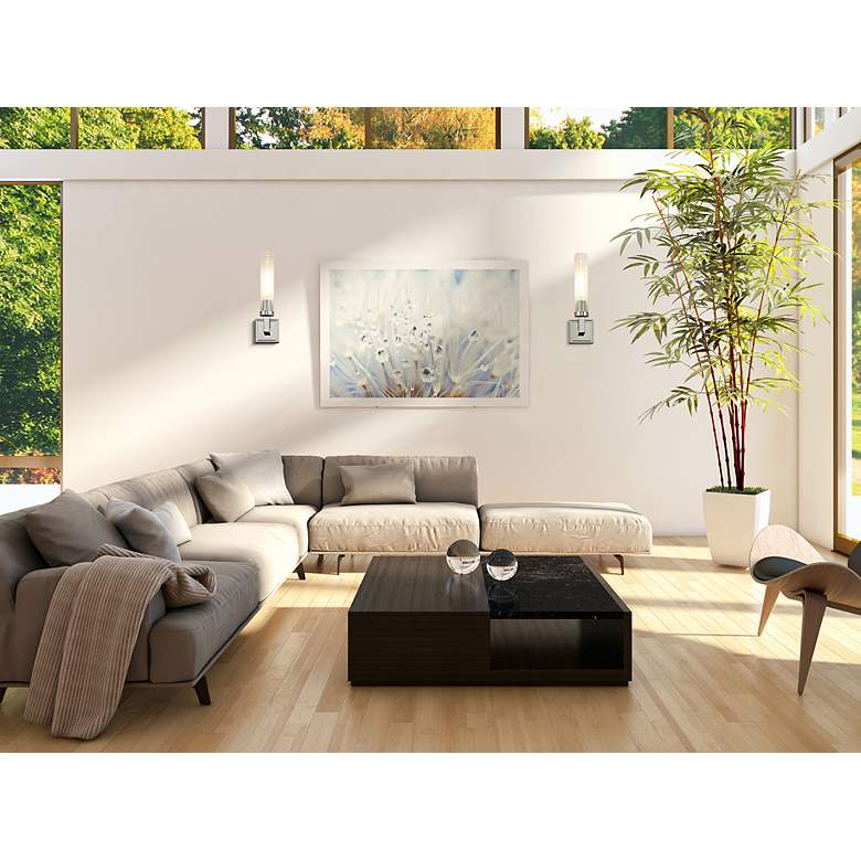 Image 3 Z-Lite Beau 16.8" High Single Light Polished Nickel Modern Wall Sconce more views