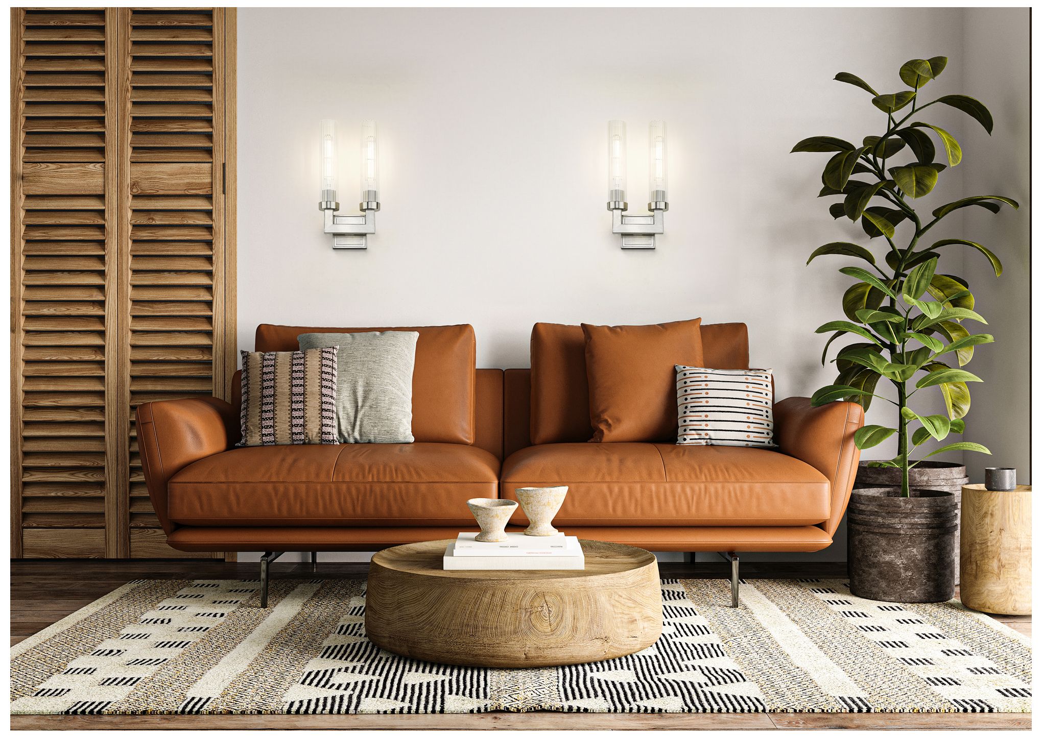 Image 3 Z-Lite Beau 16 3/4" High Brushed Nickel 2-Light Wall Sconce more views