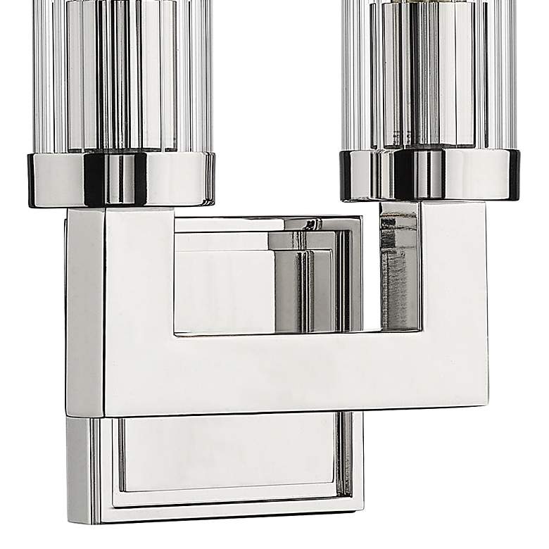 Image 4 Z-Lite Beau 2 Light Wall Sconce in Polished Nickel more views
