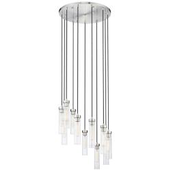 Z-Lite Beau 24" wide Brushed Nickel Multi-Light Pendant