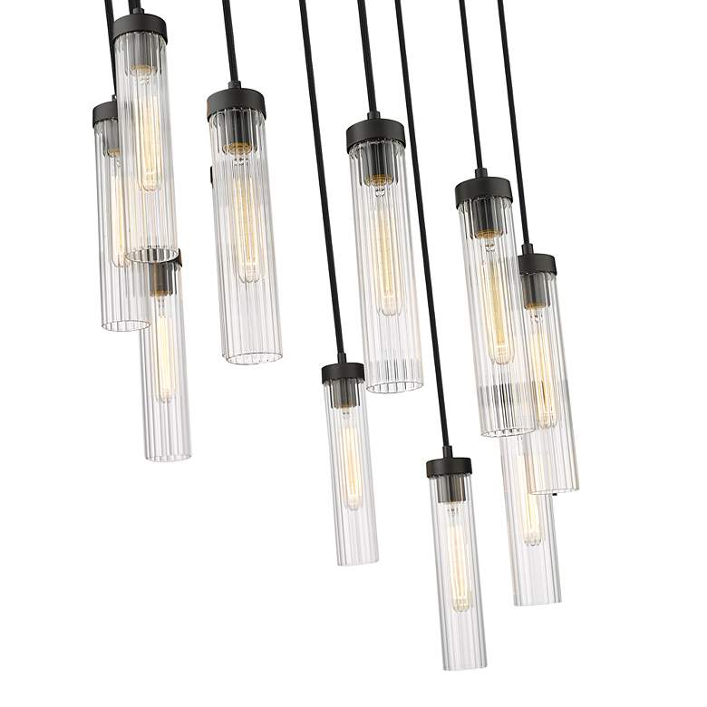 Image 6 Z-Lite Beau 24" Wide Matte Black 11-Light Chandelier more views