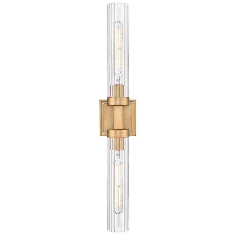Image 5 Z-Lite Beau 27" High Rubbed Brass 2-Light ADA Wall Sconce more views