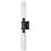 Z-Lite Beau 27" Wide Matte Black 2-Light Wall Sconce