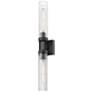 5_Z-Lite Beau 27" Wide Matte Black 2-Light Wall Sconce more views