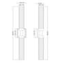 Z-Lite Beau 27" Wide Matte Black 2-Light Wall Sconce