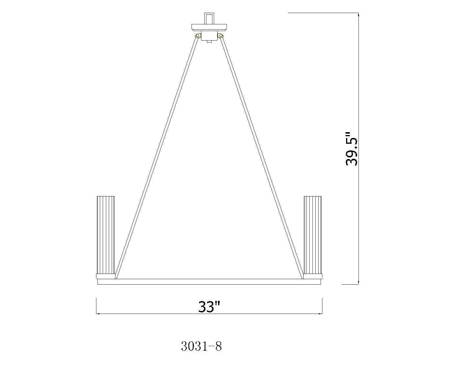 Z-Lite Beau 33" Wide Rubbed Brass 8-Light Round Ring Chandelier in scene