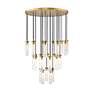 6_Z-Lite Beau 36" wide Brushed Brass Multi-Light Pendant more views